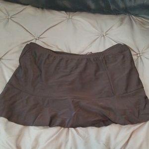 Torrid black swim skirt